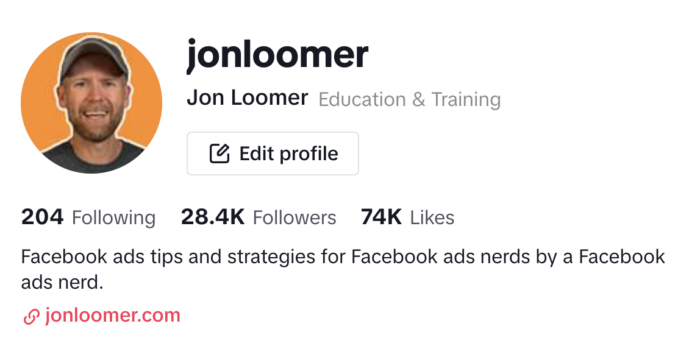 @JonLoomer on TikTok